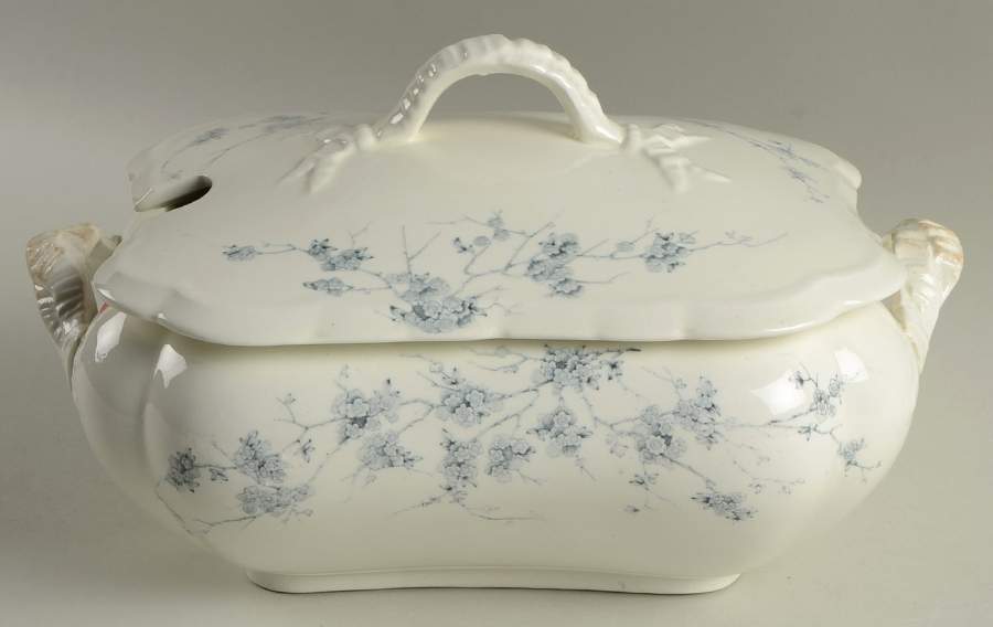 Spring Rectangular Covered Vegetable by Turner's (England)-1