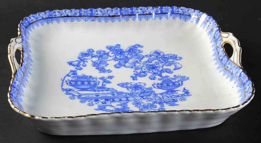 China Blau 9" Handled Square Tray by Tuppack-1