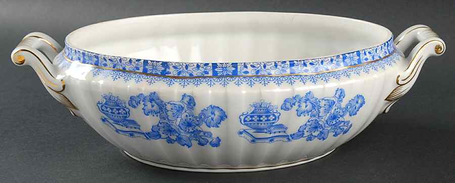China Blau Oval Vegetable No Lid by Tuppack-1