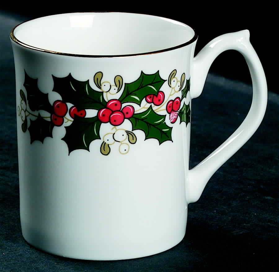 Festive Garlands Mug by Tudor Rose-1