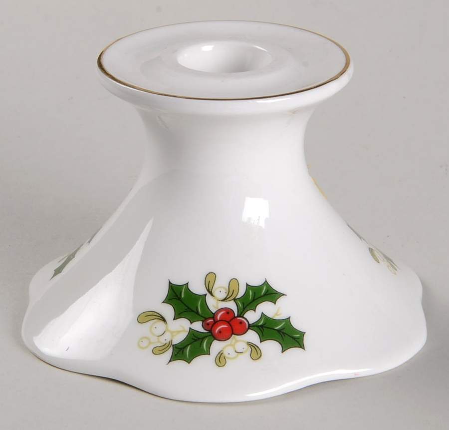 Festive Garlands Single Light Candlestick by Tudor Rose-1