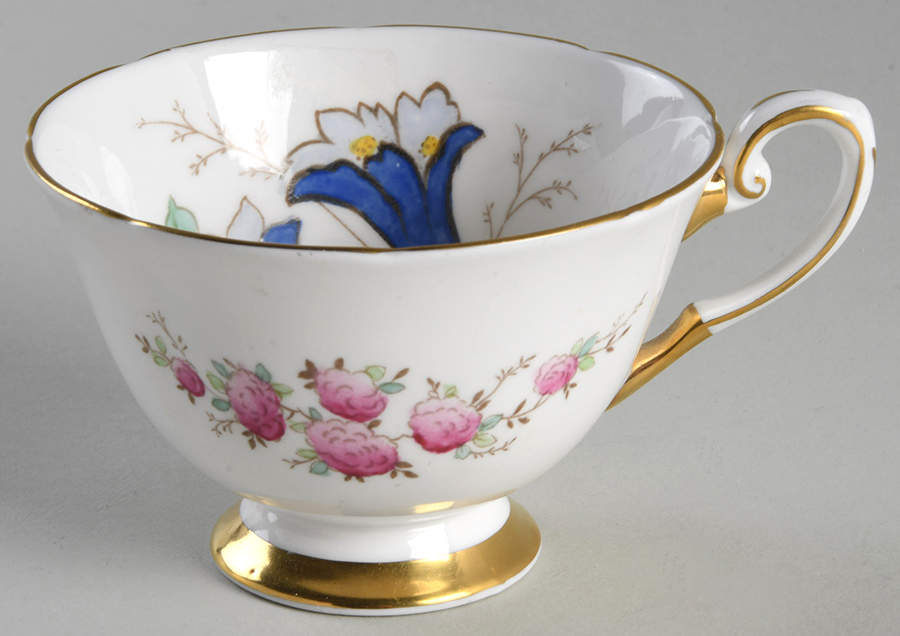 Alpine Flowers Footed Cup by Tuscan - Royal Tuscan-1