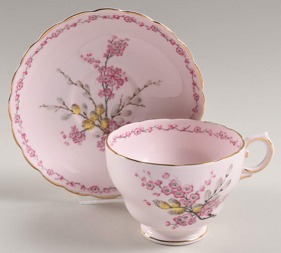 April Beauty Oversized Cup & Saucer Set by Tuscan - Royal Tuscan-1