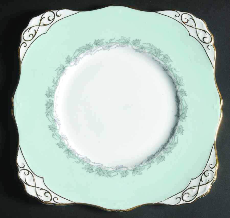 Aristocrat (Light Green) Cookie Plate by Tuscan - Royal Tuscan-1