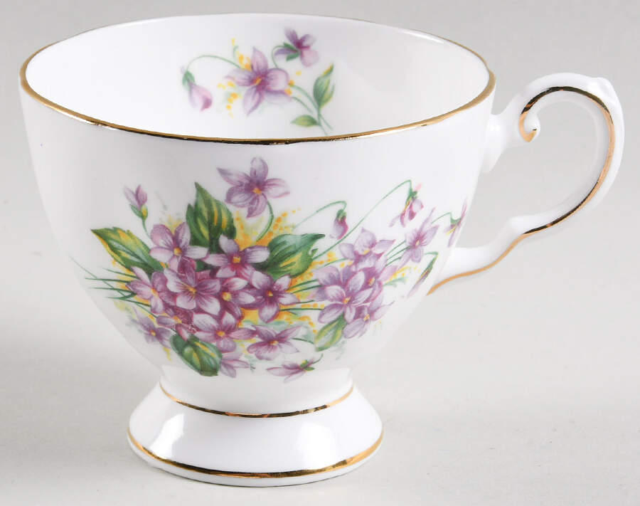 Birthday Flowers Footed Cup by Tuscan - Royal Tuscan-1
