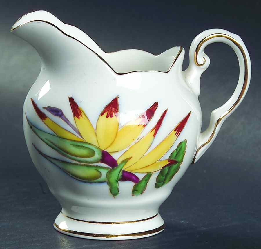 Bird of Paradise Creamer by Tuscan - Royal Tuscan-1