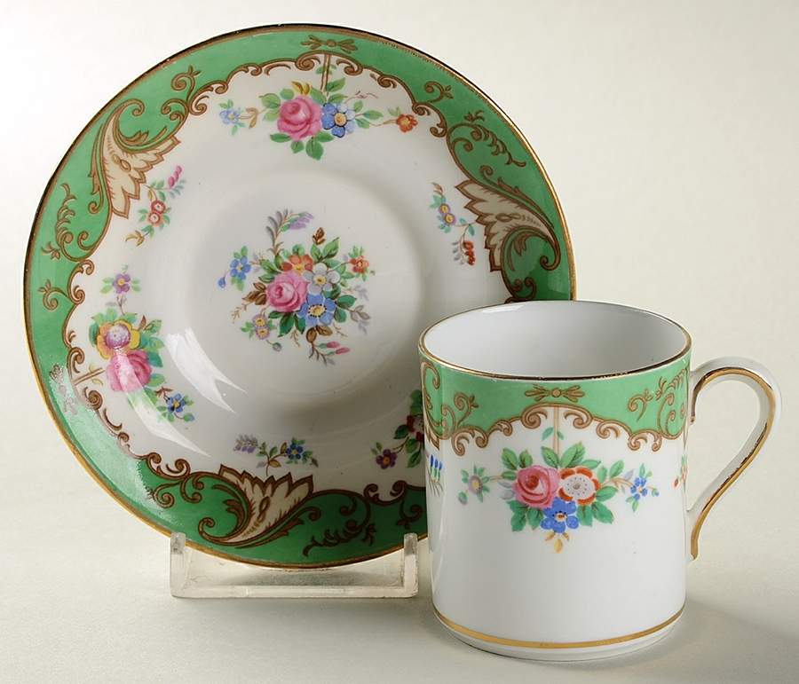 Blenheim Flat Demitasse Cup & Saucer Set by Tuscan - Royal Tuscan-1
