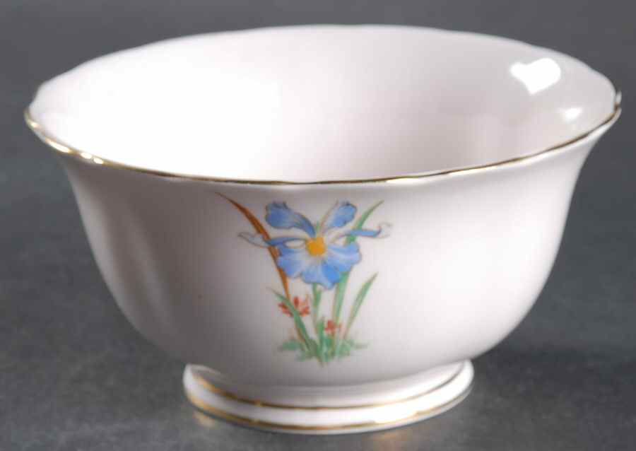 Blue Iris Open Sugar Bowl by Tuscan - Royal Tuscan-1