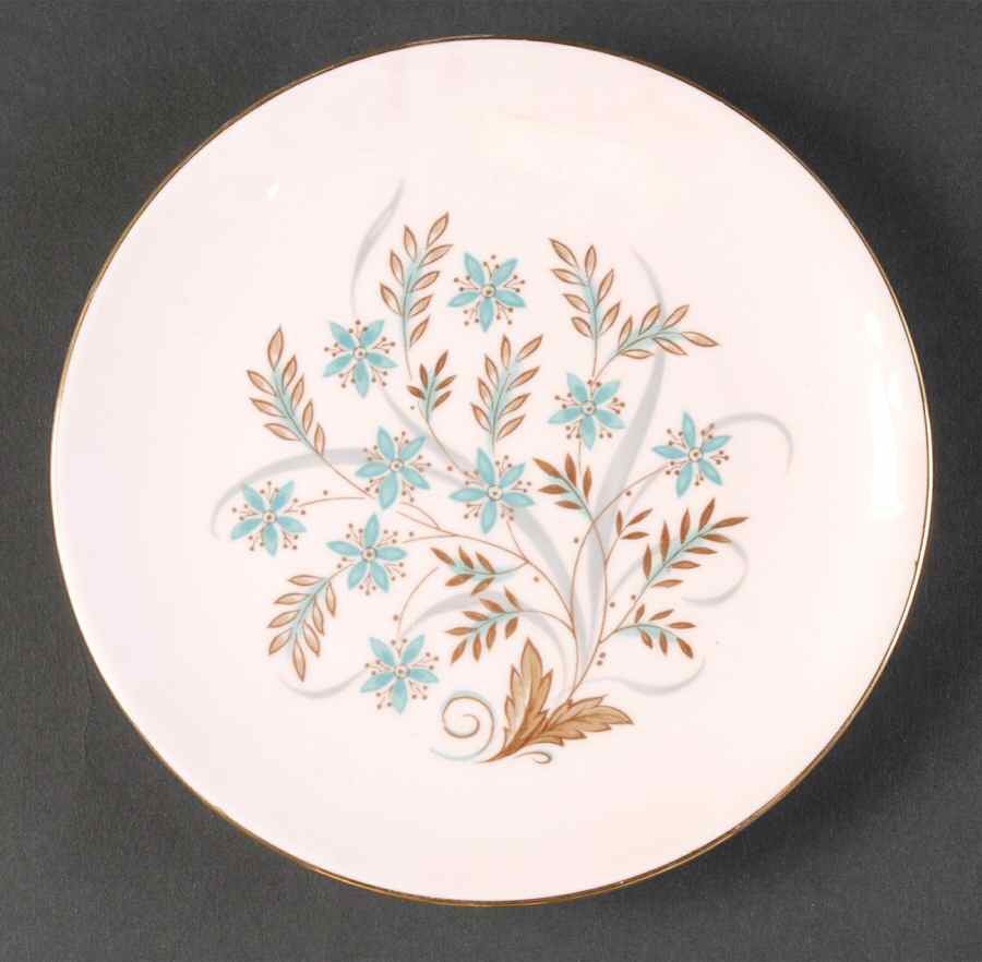 Blue Star (Pink Background) Bread & Butter Plate by Tuscan - Royal Tuscan-1