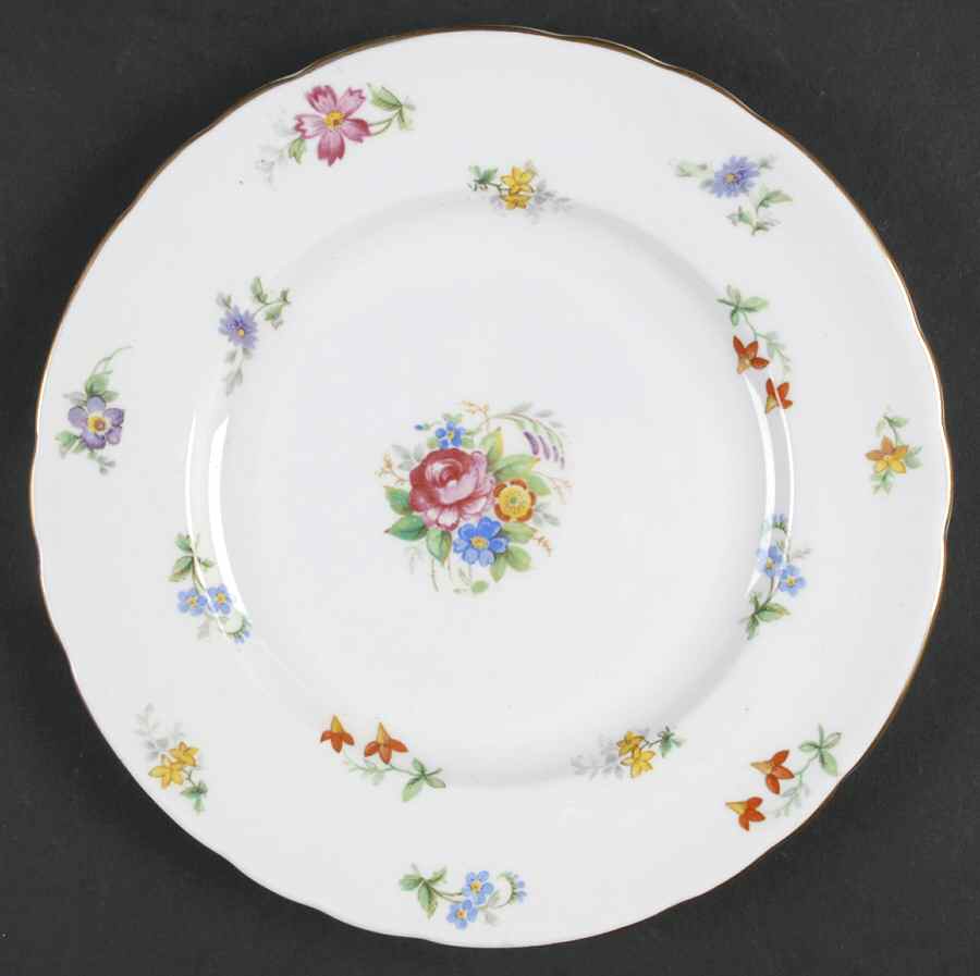 Bouquet Salad Plate by Tuscan - Royal Tuscan-1
