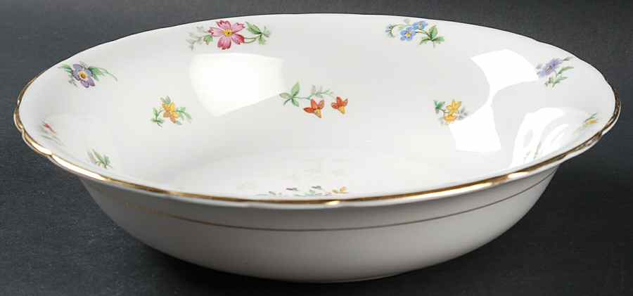 Bouquet 9" Round Vegetable Bowl by Tuscan - Royal Tuscan-1