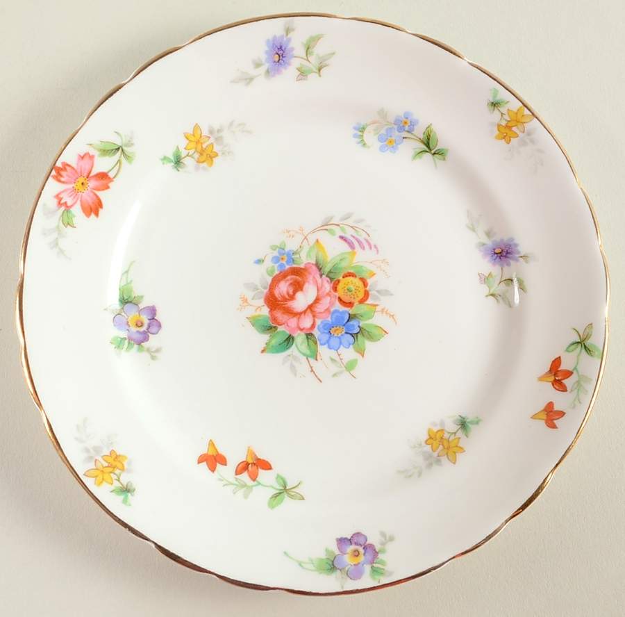 Bouquet Bread & Butter Plate by Tuscan - Royal Tuscan-1