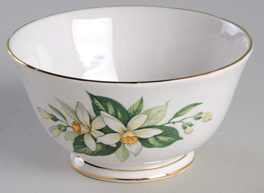 Bridal Flower (Rim Shape) Mini Open Sugar Bowl by Tuscan - Royal Tuscan-1