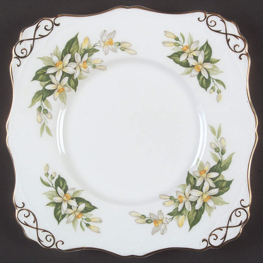 Bridal Flower (Rim Shape) Cookie Plate by Tuscan - Royal Tuscan-1