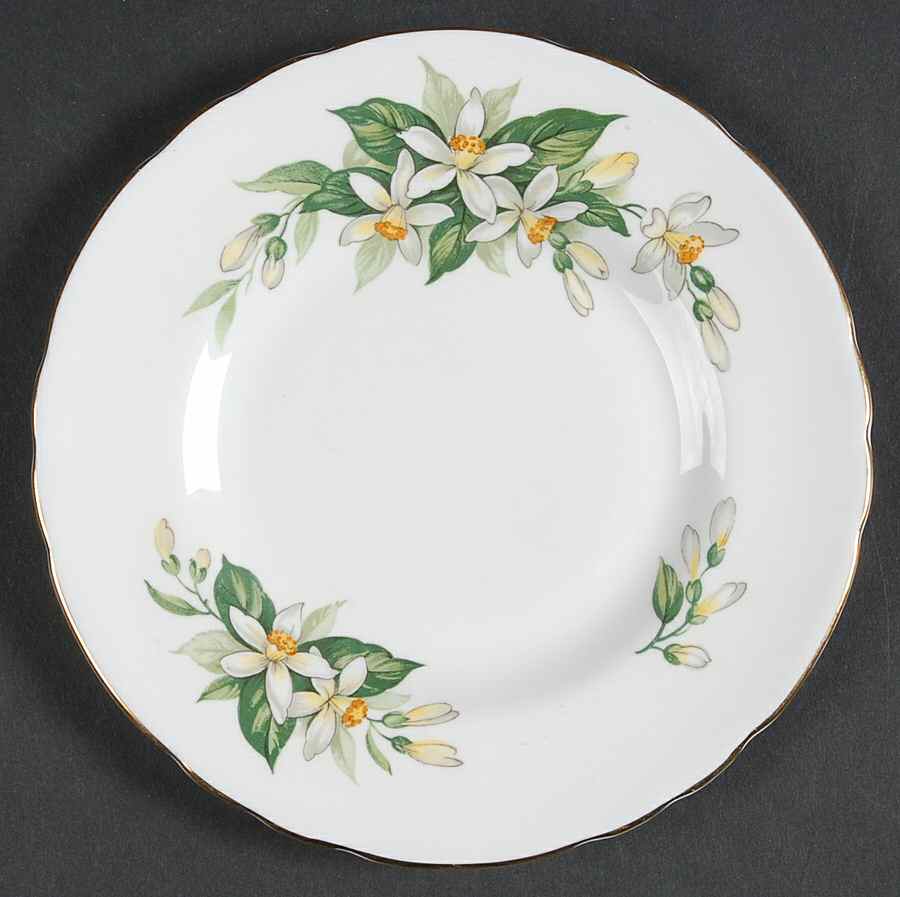 Bridal Flower (Rim Shape) Bread & Butter Plate by Tuscan - Royal Tuscan-1