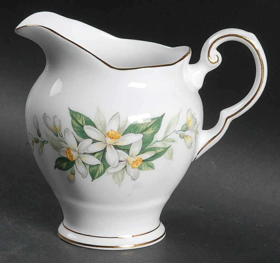 Bridal Flower (Rim Shape) Creamer by Tuscan - Royal Tuscan-1