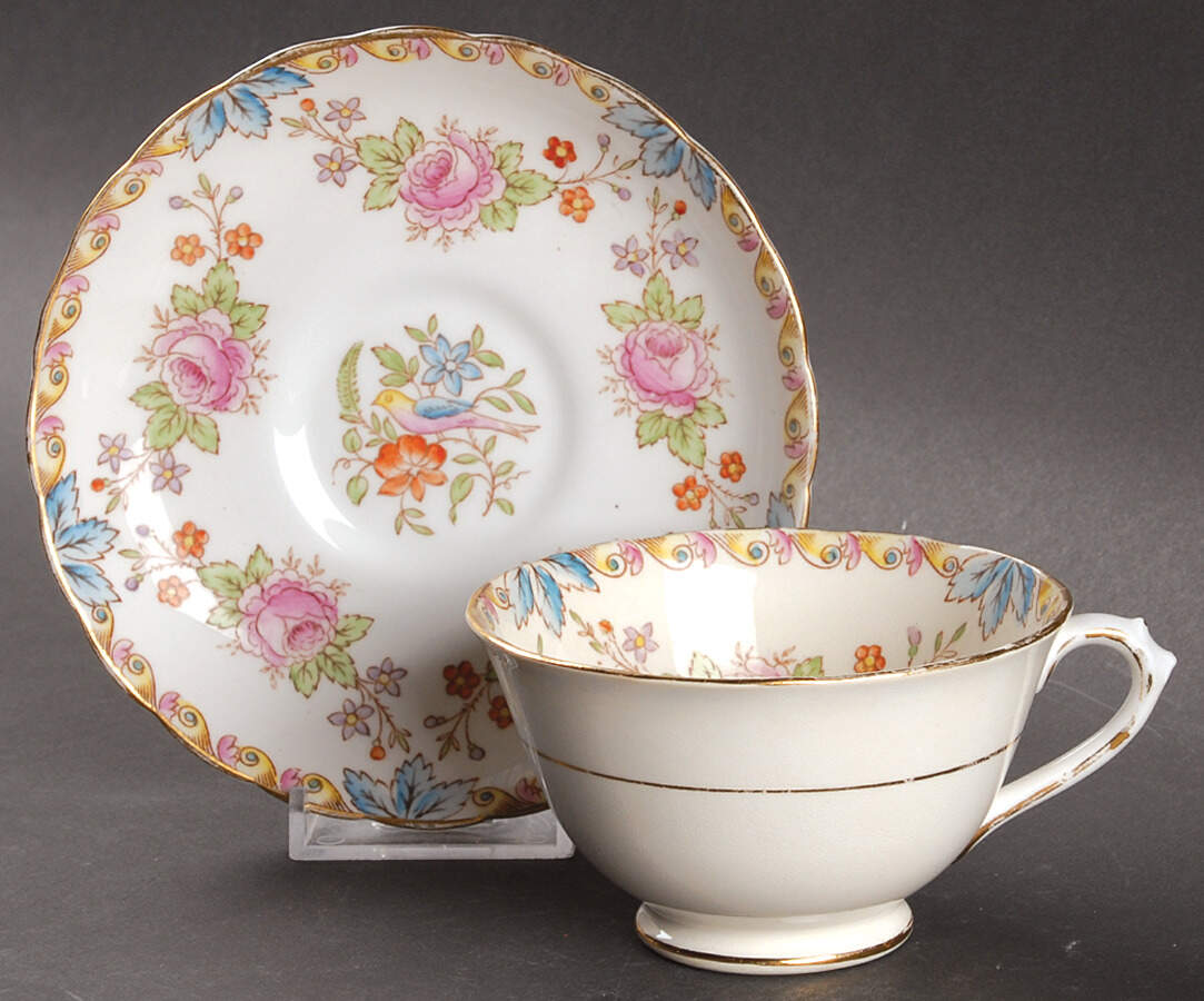 C7282 Footed Cup & Saucer Set by Tuscan - Royal Tuscan-1