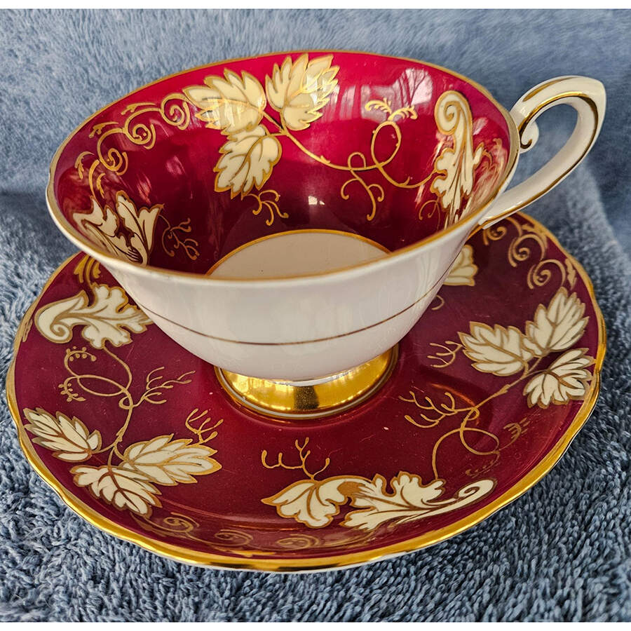C8787 Footed Cup & Saucer Set by Tuscan - Royal Tuscan-1