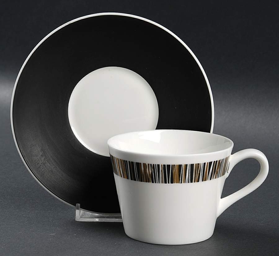 Cascade Flat Cup & Saucer Set by Tuscan - Royal Tuscan-1