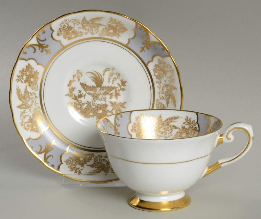 Celeste Footed Cup & Saucer Set by Tuscan - Royal Tuscan-1