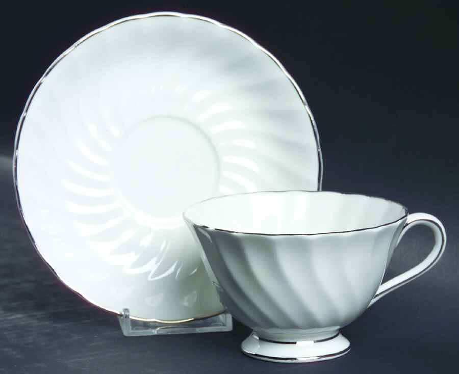 Claridge Footed Cup & Saucer Set by Tuscan - Royal Tuscan-1
