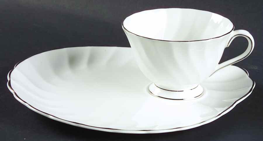 Claridge Snack Plate & Cup Set by Tuscan - Royal Tuscan-1