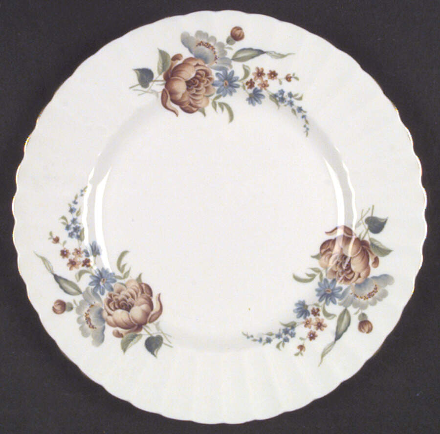 Coral Rose Salad Plate by Tuscan - Royal Tuscan-1