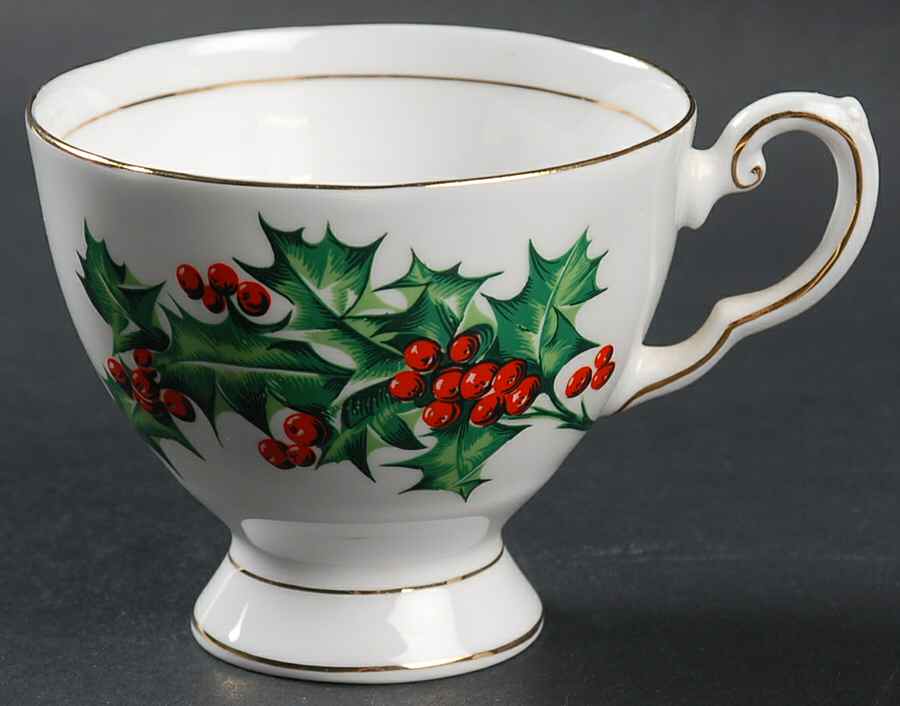 December Holly Footed Cup by Tuscan - Royal Tuscan-1
