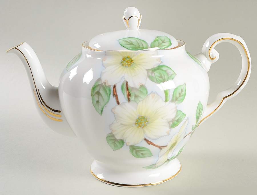 Dogwood Teapot & Lid by Tuscan - Royal Tuscan-1