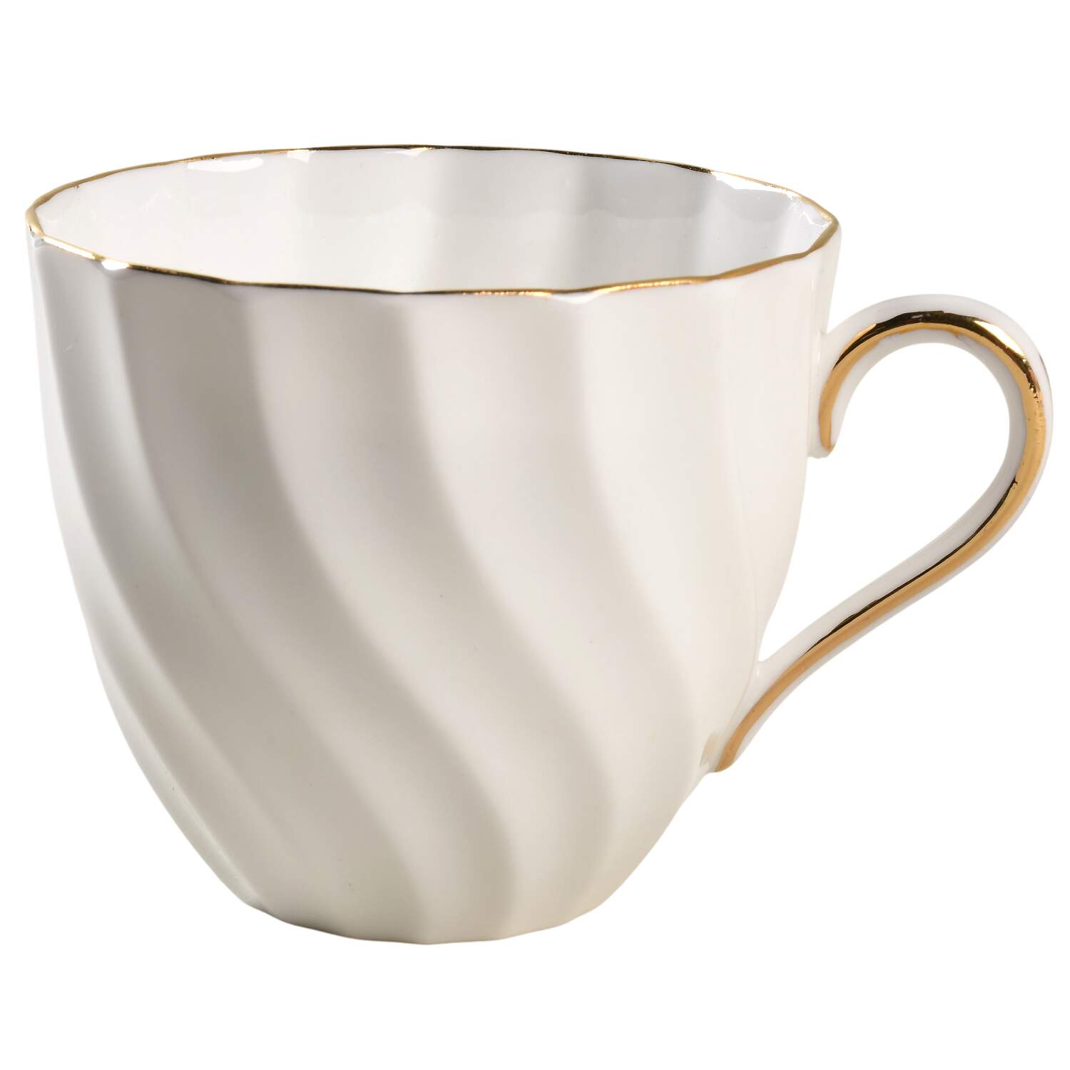 Dover (Gold Trim) Flat Cup by Tuscan - Royal Tuscan-1