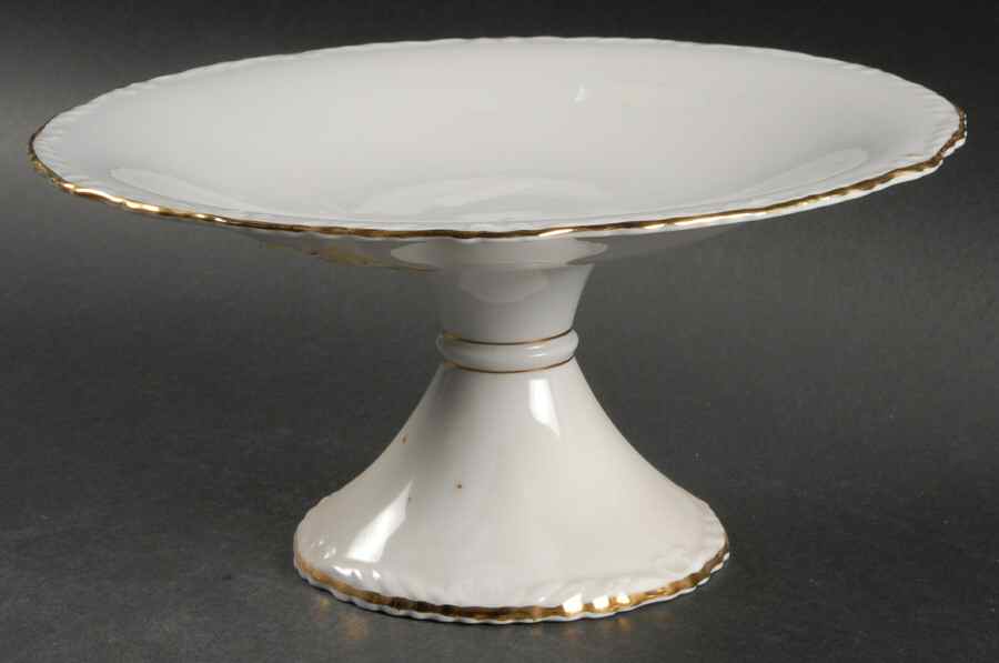 Dover (Gold Trim) Large Compote by Tuscan - Royal Tuscan-1