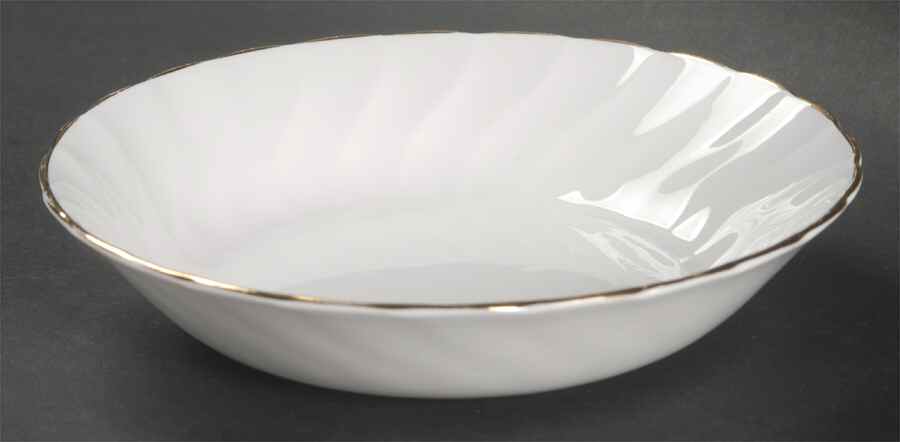 Dover (Gold Trim) Fruit/Dessert (Sauce) Bowl by Tuscan - Royal Tuscan-1