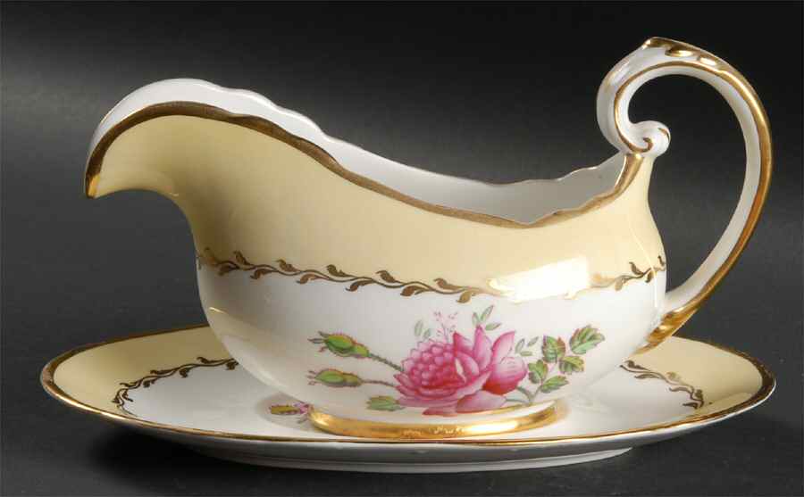 Dovedale Gravy Boat & Underplate by Tuscan - Royal Tuscan-1