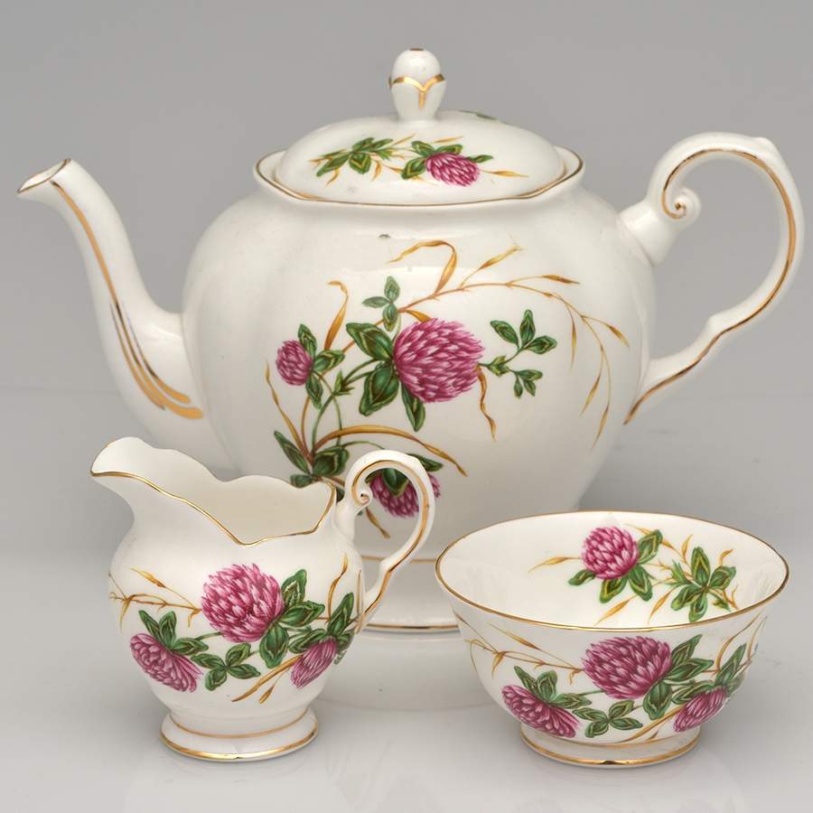 Four Leaf Clover 4 Piece Tea Set by Tuscan - Royal Tuscan-1