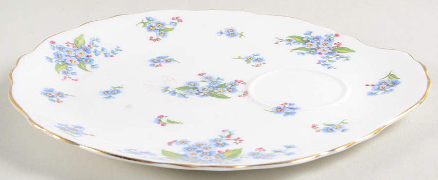 Forget Me Not Snack Plate by Tuscan - Royal Tuscan-1