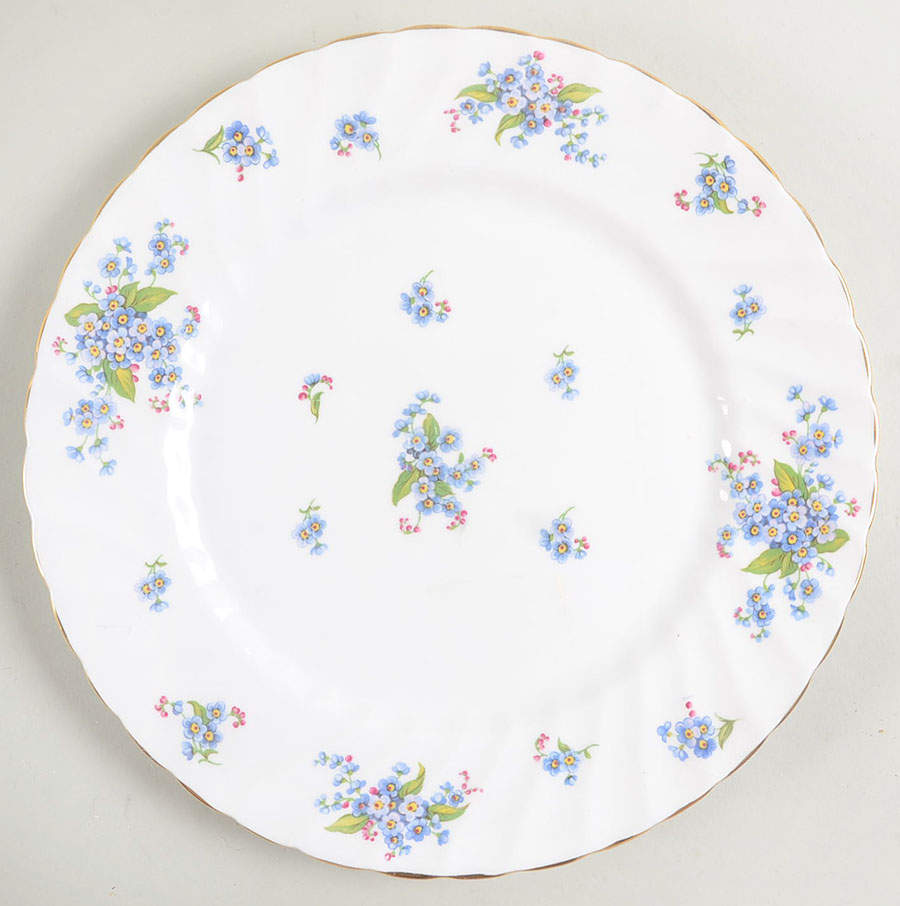 Forget Me Not Dinner Plate by Tuscan - Royal Tuscan-1