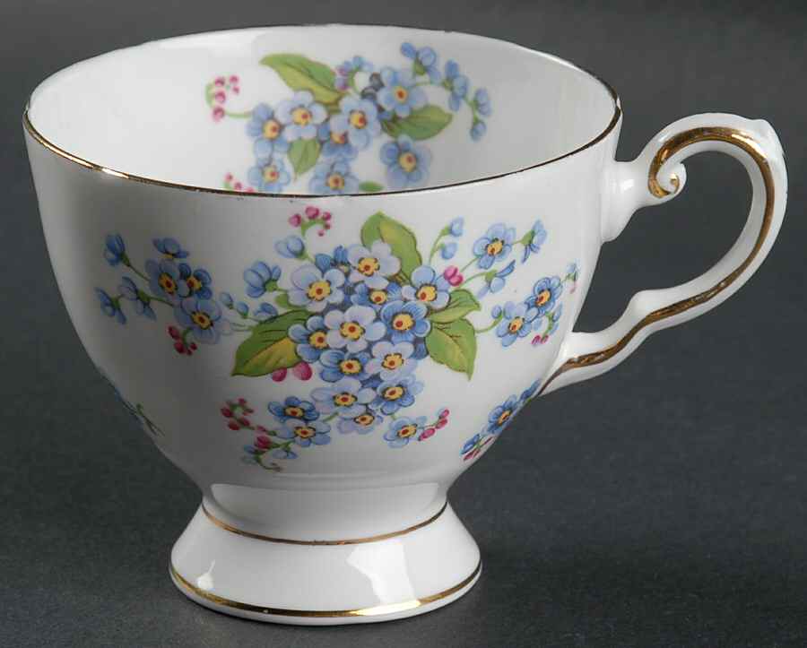 Forget Me Not Footed Cup by Tuscan - Royal Tuscan-1