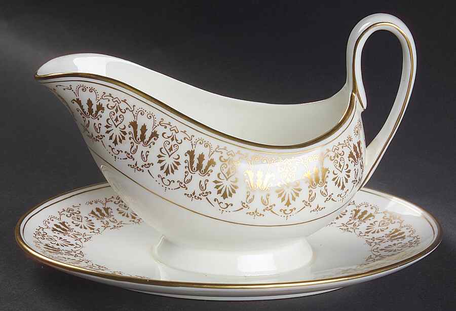 Gainsborough Gravy Boat with Attached Underplate by Tuscan - Royal Tuscan-1