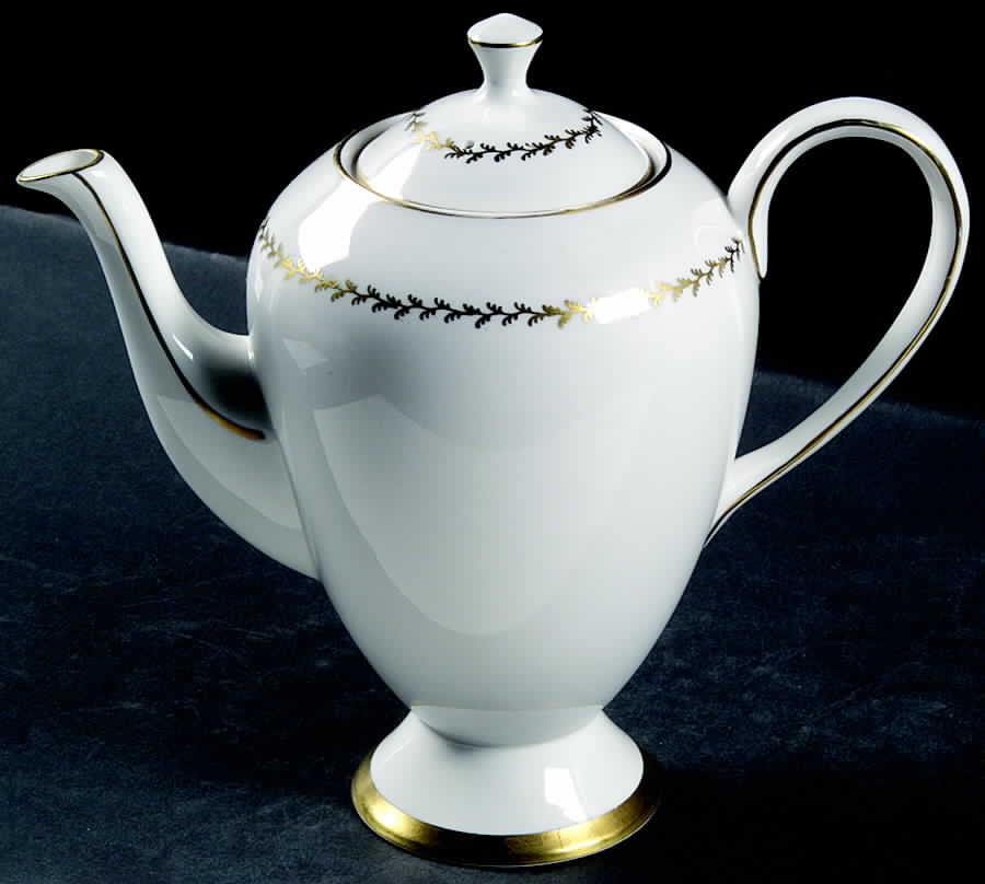 Golden Fern Coffee Pot & Lid by Tuscan - Royal Tuscan-1