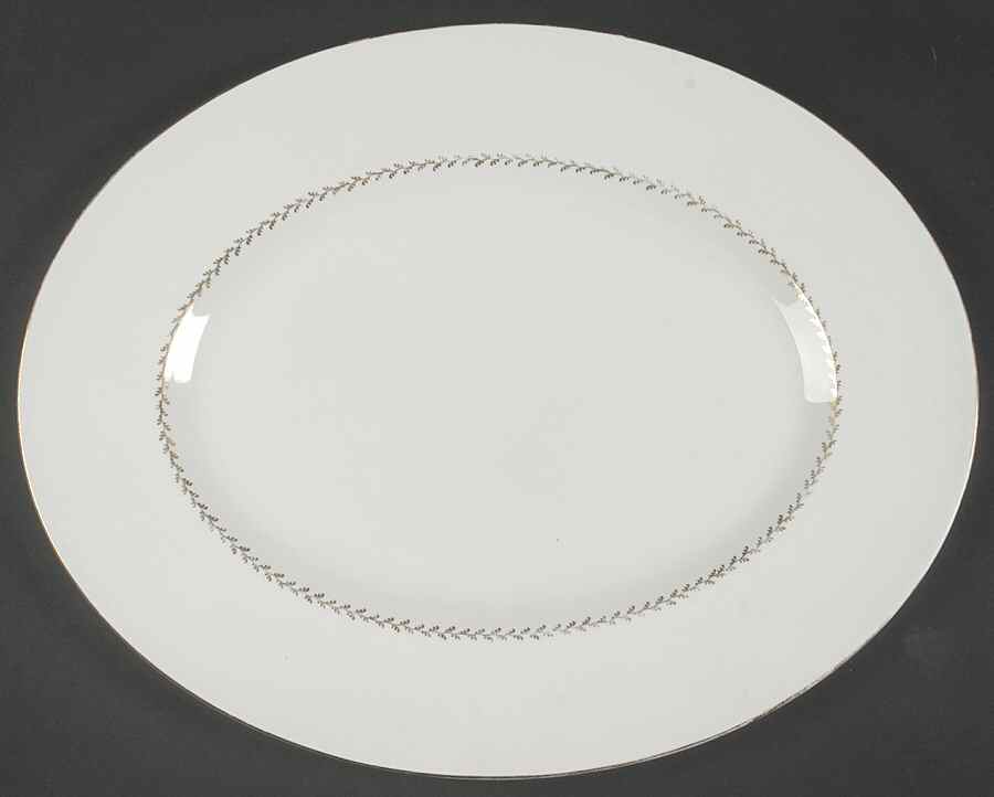 Golden Fern 15" Oval Serving Platter by Tuscan - Royal Tuscan-1