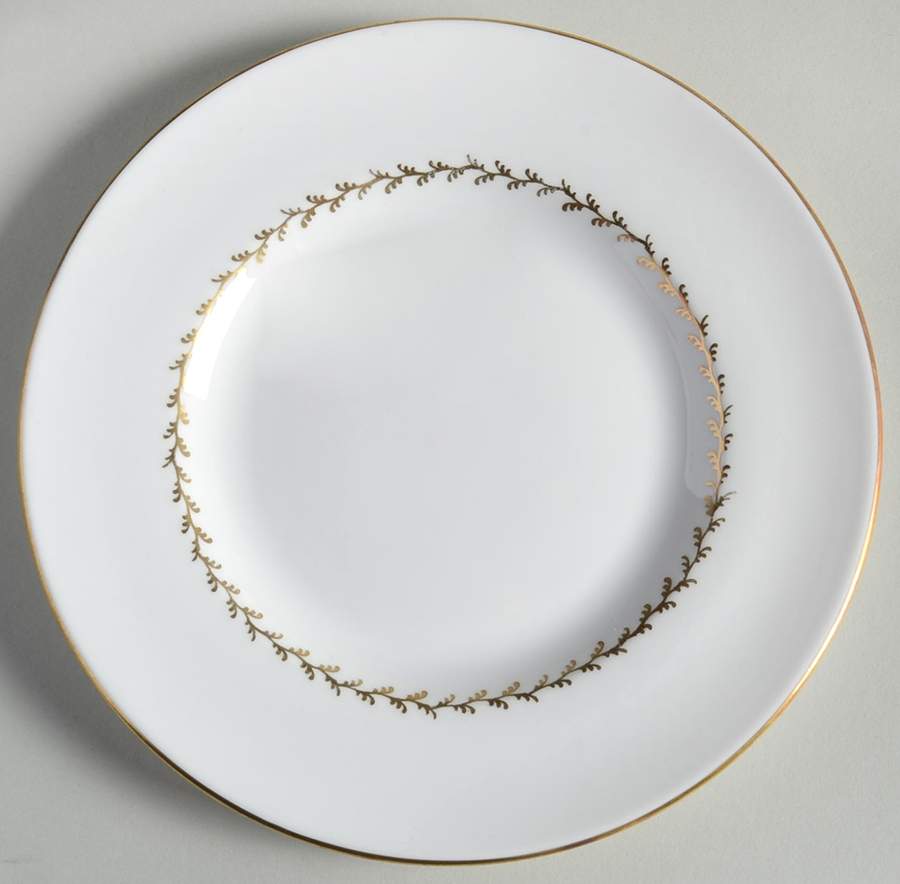 Golden Fern Bread & Butter Plate by Tuscan - Royal Tuscan-1