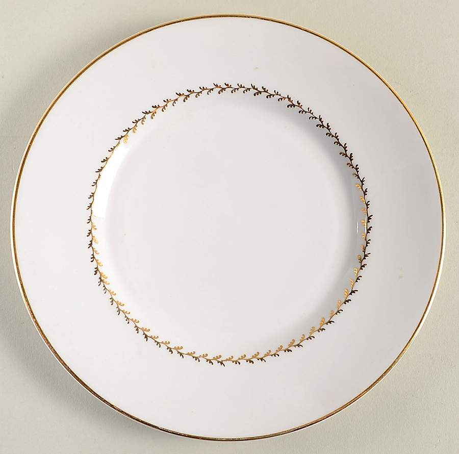Golden Fern Salad Plate by Tuscan - Royal Tuscan-1