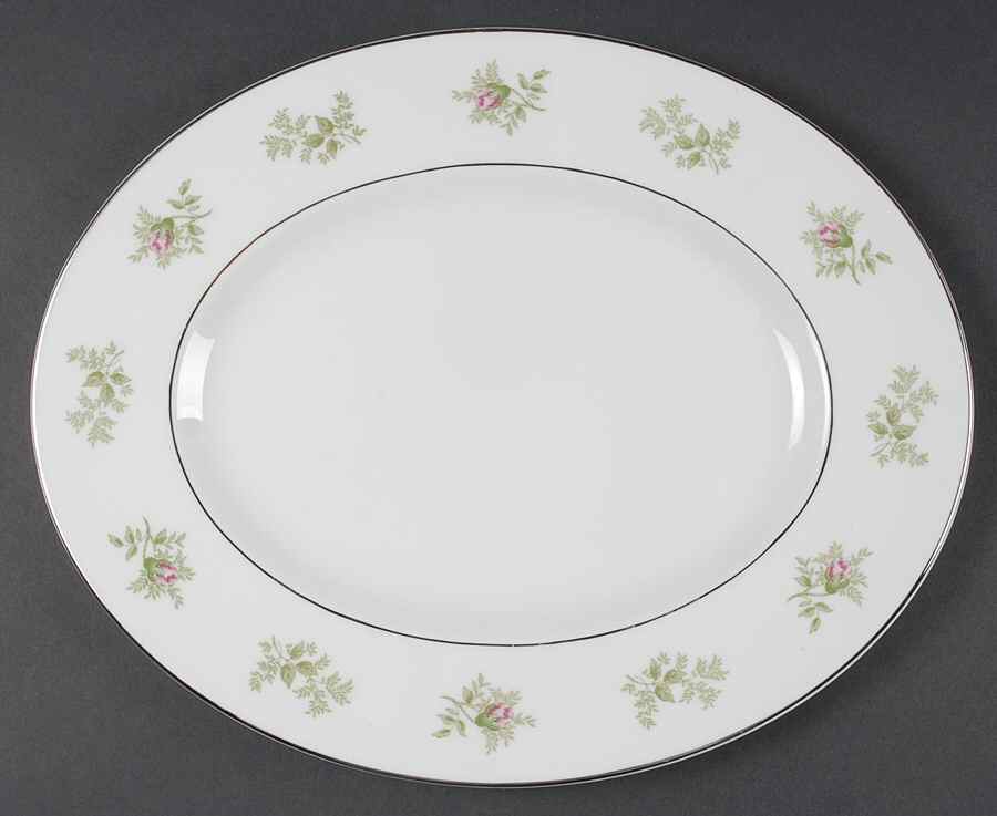 Green Duchess 13" Oval Serving Platter by Tuscan - Royal Tuscan-1