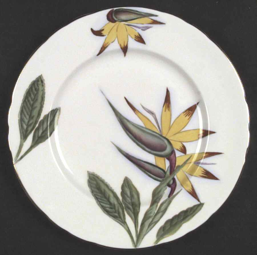Hawaiian Flowers Salad Plate by Tuscan - Royal Tuscan-1