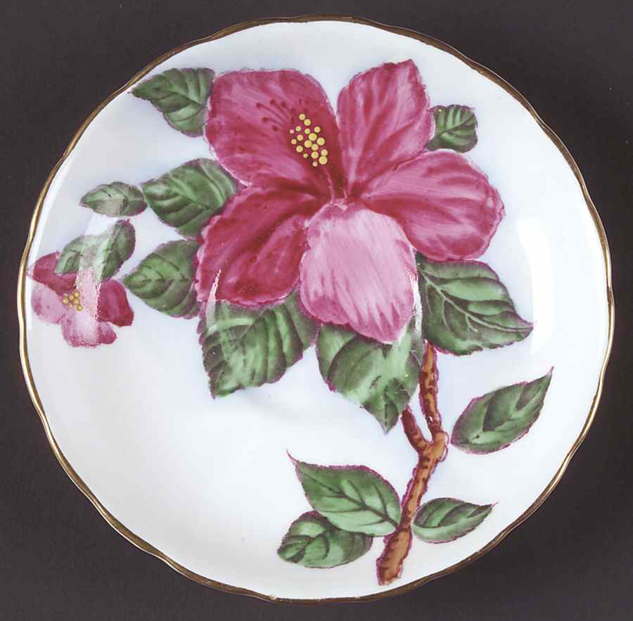 Hawaiian Flowers Saucer for Footed Cup by Tuscan - Royal Tuscan-1