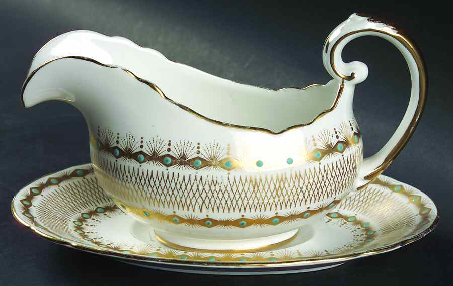 Kensington Gravy Boat & Underplate by Tuscan - Royal Tuscan-1