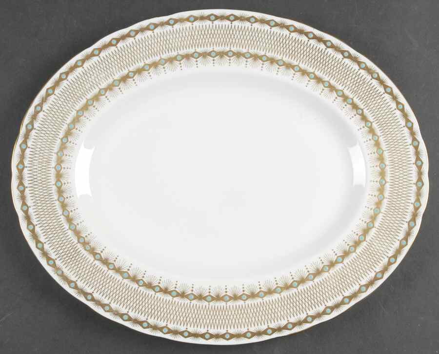Kensington 13" Oval Serving Platter by Tuscan - Royal Tuscan-1