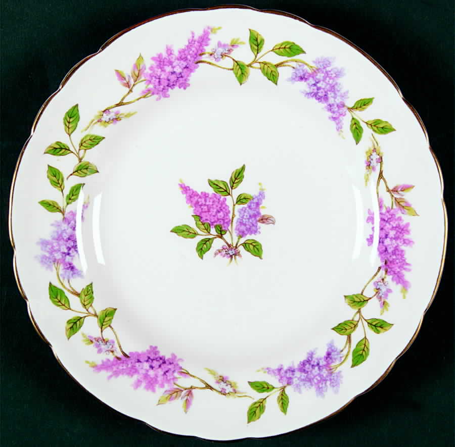 Lilac Time Dessert/Pie Plate by Tuscan - Royal Tuscan-1