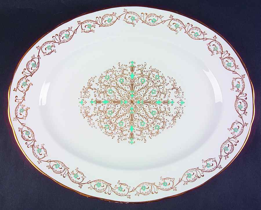 Louise 15" Oval Serving Platter by Tuscan - Royal Tuscan-1