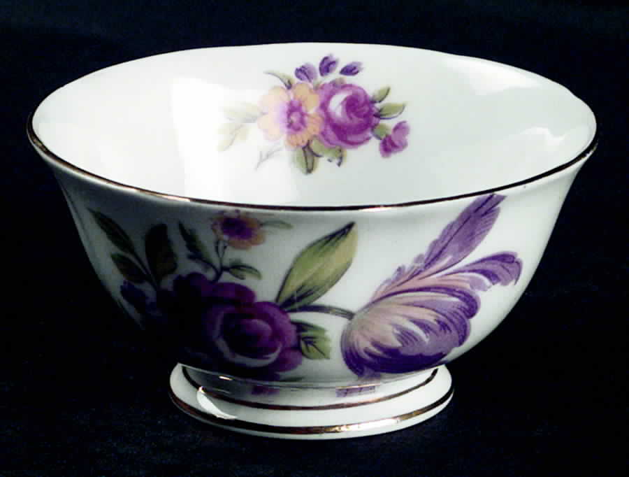 Montrose (White Background) Mini Open Sugar Bowl by Tuscan - Royal Tuscan-1
